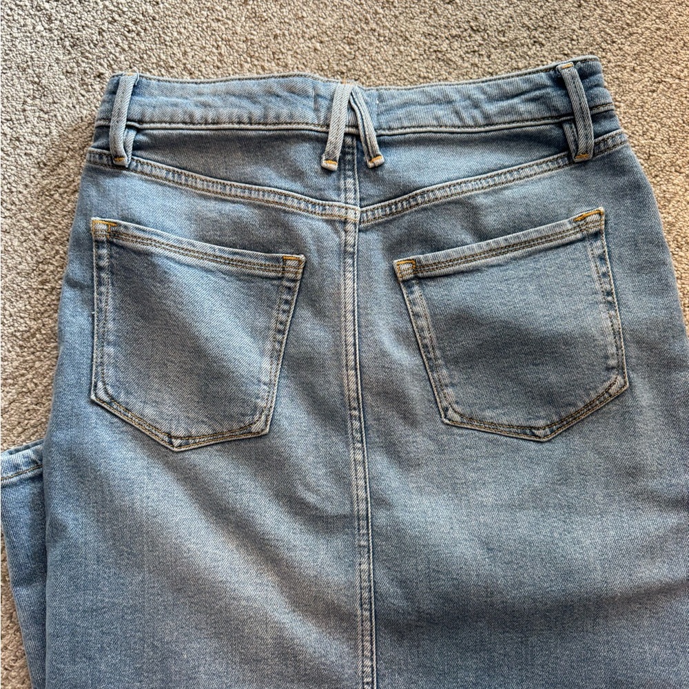 Good American denim midi skirt - Picture 3 of 5